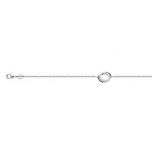 yzWG[EANZT[ uXbgGAWWGAkAgVFpFAWRjEubracelet en argent 9251000 rhodie anneaux entrelaces pave en zirconium blanc