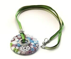 yzWG[EANZT[ C^AAeB[N[i~tBI[[mKXlbNXcollana donna antica murrina millefiori vetro di murano made in italia