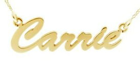 【送料無料】ジュエリー・アクセサリー カスタムボックスネックレス9 kt gold plated personalizzato pronto per andare collana con nome in confezione regalo