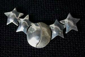 yzWG[EANZT[ Be[WLVRX^[OiX^[YtH[su[`vintage firmato 925 mexico ts39 sterling luna stars forma pin brooch1086g