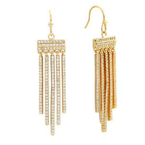yzWG[EANZT[ o[T\tBAbLo[y_gt@bVCObertha sophia donna 18kt yg placcato barretta pendenti moda orecchini brj10562eo
