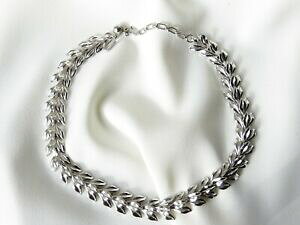 yzWG[EANZT[ RA[oCgt@g[Vo[C[YBe[Wgt@collier firmato trifari tono argento anni 195560 bigiotteria vintage