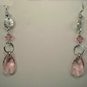 yzWG[EANZT[ Be[WzCgVo[y_gCOOorecchini pendenti vintage argento bianco 925 lunghi 22 x 8 mm 4 gr 3028