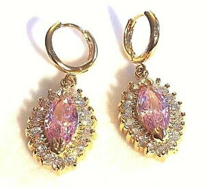 yzWG[EANZT[ [U}[L[YzCgTt@CAzCgS[hCG[nMOCOvn20 rosa marquise amp; bianco zaffiro, biancogiallo oro orecchini pendenti,