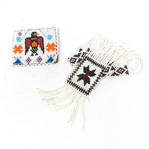 yzWG[EANZT[ Be[WlCeBuAJC[Or[YRClbNXvintage perline nativi american eagle moneta borsetta amp; collana 434cm