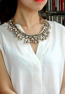 �y���������z�W���G���[�E�A�N�Z�T���[ �l�b�N���X���X�f���R���h���g�A�[���f�R�u�����`�c���[�N���X�^���I���W�i��collana ras del collo dorato arte deco ramo albero cristallo originale ,osc 1