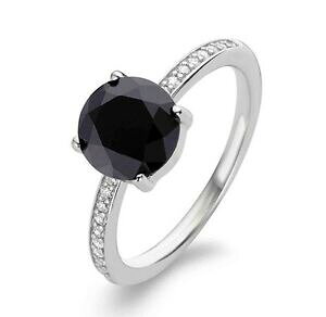�y���������z�W���G���[�E�A�N�Z�T���[ �I���W�i���v�`�����O�T�C�Y��nuovo originale ti sento in argento con nero cz petite ring 1939zbtaglia 52l �� 59