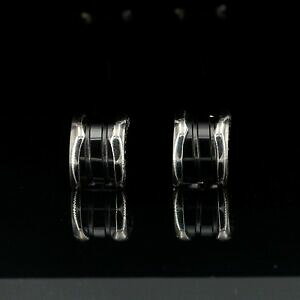 yzWG[EANZT[ COVo[n[tT[NXeXbLubNorecchini argentato mezzo cerchio acciaio inox placcato oro porcellana nero trz