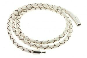 yzWG[EANZT[ U[XgbvzCg`F[uXbgcinturino in pelle bracciale catena bianco 0858