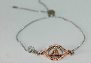 yzWG[EANZT[ XtXL[V{bNub_zCg[YuXbgswarovski simbolico bracciale buddah color oro rosa bianco nuovo