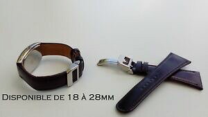 yzWG[EANZT[ XgbvfvsAek[Xcinturino orologio disponibile da 18 a 28mm con cappio deplpyante