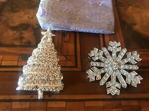 yzWG[EANZT[ Be[WJbvNX}Xc[Xm[t[Nu[`TClvintage couple christmas tree amp; snowflake brooch one signed monet