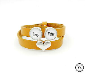 �y���������z�W���G���[�E�A�N�Z�T���[ �e�L�X�g�u���X���b�g�X���C�h* bracciale in pelle con nome desideriodesiderio testo * scorrevoli perle * nuovo * * individualmente