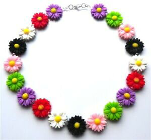 yzWG[EANZT[ XtXL[S[WXlbNXsplendido fatto a mano frizzante girasole collana realizzata con elementi swarovski