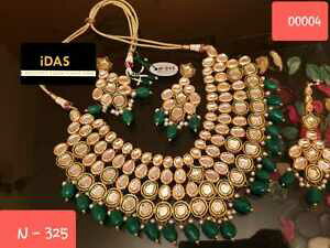 �y���������z�W���G���[�E�A�N�Z�T���[ �S�[���h���b�L�N���_���{���E�b�h�G�X�j�b�N�l�b�N���X�C�������O�e�B�b�J�W���G���[�Z�b�gplaccato oro sposa kundan bollywood etnico collana orecchini tikka jewel