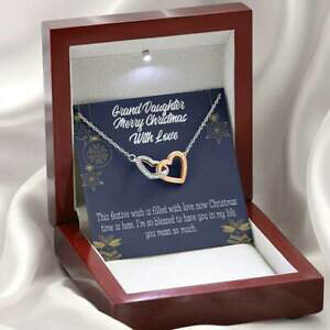 yzWG[EANZT[ y_glbNX[NX}Xa il mio nipote buon natale con love inseparabili ciondolo collana 18k r