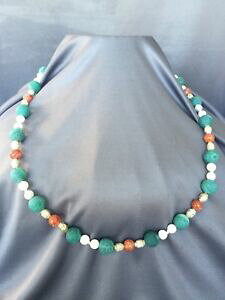 yzWG[EANZT[ AeTiJ[fAK^FfCAK^tGSw`A}m|m\gXartesanal collar de agata verde y agata fuego hecho a mano por nosotros
