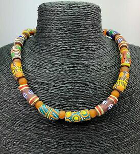 �y���������z�W���G���[�E�A�N�Z�T���[ �`�F�[���K���X�r�[�Y���T�C�N���N���o�r�[�Y�K�[�i�G�X�m�r�[�Y�J���p�j�[�x������catena perline di vetro riciclaggio kroba beads ghana ethno beadscompany berlino