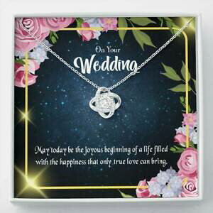 yzWG[EANZT[ lbNXJ[ha il mio wife moglie sul tuo matrimonio nodo infinito collana keepsake, card