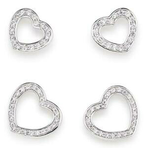yzWG[EANZT[ WRVo[tH[n[gCOorecchini donna amen in argento 925 cuore traforato con zirconi