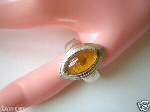 yzWG[EANZT[ Ao[Ao[I[oOAo[925 anello argento ambra miele ovale 7,1 g20,9 mm ambra