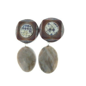 yzWG[EANZT[ COVo[COVo[COEBYAK^uEx[WJ[oCJeBABorecchini orecchini argentati con preziose agata marro