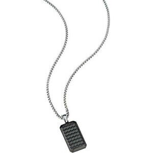 yzWG[EANZT[ ZN^[WGYYlbNXGlM[v[gubNX`[collana uomo sector jewels collezione energy piastrina acciaio nera incisione