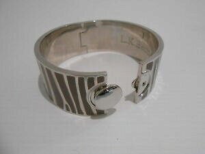 yzWG[EANZT[ xlbgVo[O[GivgJtuXbgX^bNl k bennet smalto grigio argento stampa con animali large cuff bracciale in buonissima cond