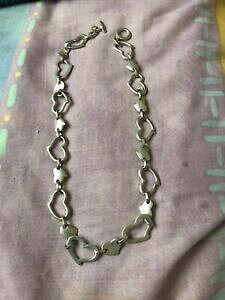 yzWG[EANZT[ gfBX^[OVo[lbNXcollana in argento sterling alla moda cuore forma complemento