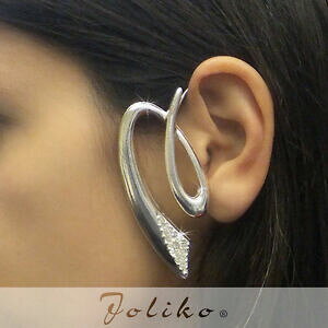 yzWG[EANZT[ WRI[NC[JtVo[TCCOTCo[NX^^gD[joliko ohrklemme ear cuff orecchino argento sign curva tatuaggio cyber cristallo a
