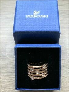 yzWG[EANZT[ XtXL[[YS[hbLNANX^Re|[O{bNXswarovski creativita rose gold plated amp; clear crystal anello contemporaneoboxe