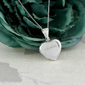 yzWG[EANZT[ JX^Vo[X^[On[g_IACfAK[thfBpersonalizzato argento sterling cuore medaglione foto ricordo regalo idea la sua ragaz