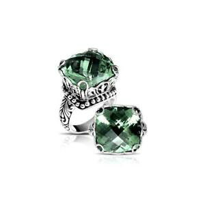 yzWG[EANZT[ O[AWXgX^[OVo[Oanello argento sterling con verde ametista ar6111gam178cm