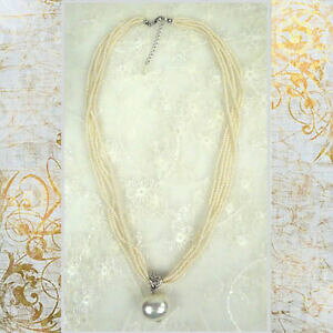 �y���������z�W���G���[�E�A�N�Z�T���[ �h��conmigo cinque trovare stringhe di perle di piccole dimensioni con un grande argento frizzante pearl dro