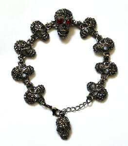 �y���������z�W���G���[�E�A�N�Z�T���[ �o�g���[�E�B���\���y���g���N���X�^���X�J���u���X���b�gbutler e wilson peltro cristallo 10 teschio braccialetto nuovo