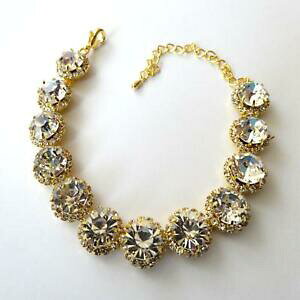 yzWG[EANZT[ ejXuXbgS[hJ[zCgWRbracciale tennis donna colore oro con zirconi bianchi 1,1 cm 18 25 cm 117 zz