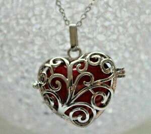 yzWG[EANZT[ R[GWFXVo[n[gP[WlbNXR[EBYy_gchiama angeli argento cuore gabbia richiamo degli collana con ciondolo 6575 cm