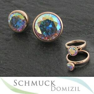 yzWG[EANZT[ mcCXgA_v^[NX^[gS[hXeXX`[melano twistedadattatore 8 mm cristallo coloratoacciaio inox rotgold