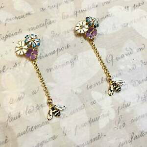 yzWG[EANZT[ rXLi[t[r[`F[S[hbLCObill skinner ape fiore catena orecchini placcato oro