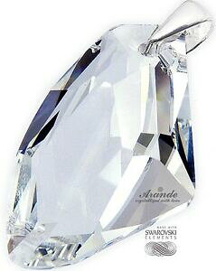 yzWG[EANZT[ XtXL[NX^nhChVo[y_gswarovski crystal grande ciondolo argento 925 certificato fatto a mano