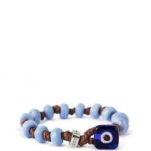 �y���������z�W���G���[�E�A�N�Z�T���[ �X�y�����K���C�g�K���X�u���X���b�gaua bracciale in gocce di vetro celeste sperlonga per uomo ai 2021