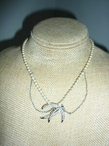 yzWG[EANZT[ XtXL[NX^p[X[y_ggenuine swarovski crystal amp; perla ciondolo rondinenon succedera trovare un altro