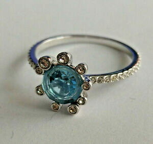 yzWG[EANZT[ XtXL[ANANX^Oj[swarovski anello rnd aquacrystalrhs misura 58 nuovo ovp mib 5482502