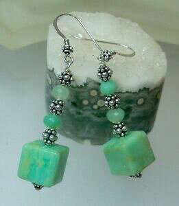 yzWG[EANZT[ Ai`I[XgAO[N\pVIVo[X^[OtbNCOraro naturale australiano verde crisoprasio 925 argento sterling hook or