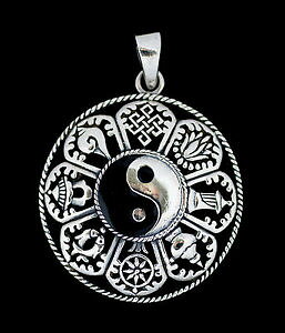 yzWG[EANZT[ `xbgy_gV{}bVuVo[u`xbgciondolo tibetano simboli amore argento massiccio 925 68g tibet 1156 m4