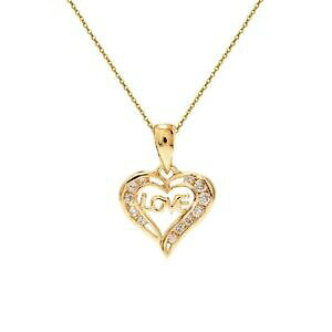 �y���������z�W���G���[�E�A�N�Z�T���[ �R���A�[���u�N�[���v���P�W���R�j�E�������O�[���I�V����collier love coeur plaque or 18ct et zirconium longueur au choix 45cm ou 50cm