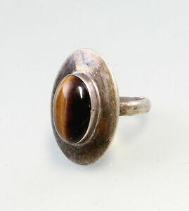 �y���������z�W���G���[�E�A�N�Z�T���[ �V���o�[�^�C�K�[�I�[�Q�������O8325137 925 argento tigeraugenring gr59