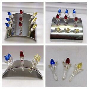 yzWG[EANZT[ IWiXtXL[L^[Zbg`[bvT|[gorginal swarovski personaggio set 9 piccoli tulipani colorato con supporto