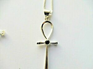 yzWG[EANZT[ RA[GWvgANAxbNXsl`F[AWFg}XeBtcollier egyptien ankh avec spinelle 55x20mm chaine argent massif