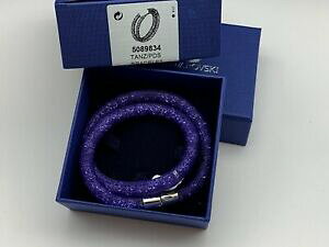 yzWG[EANZT[ XtXL[uXbg_uX^[_XgpbP[Wswarovski bracciale 5089834 double stardust 40 cm merce nuova con imballaggio